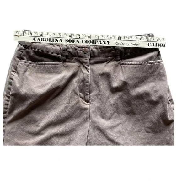 Sag Harbor Stretch Khaki Capri Women’s Pants Tan 6 - Picture 7 of 12